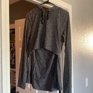 Maternity/nursing active wear top